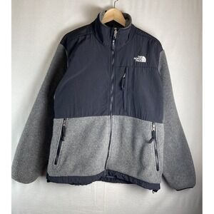 The North Face Denali Hoodie Jacket Women's Large Black Fleece Full Zip Outdoor